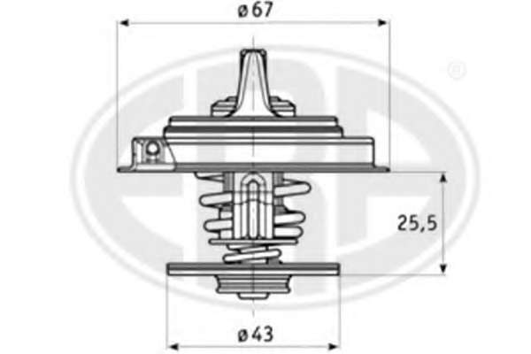 Termostat chladenia