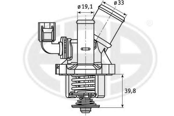 Termostat chladenia