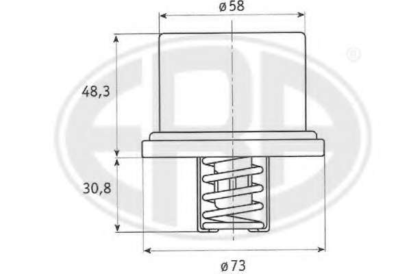 Termostat chladenia