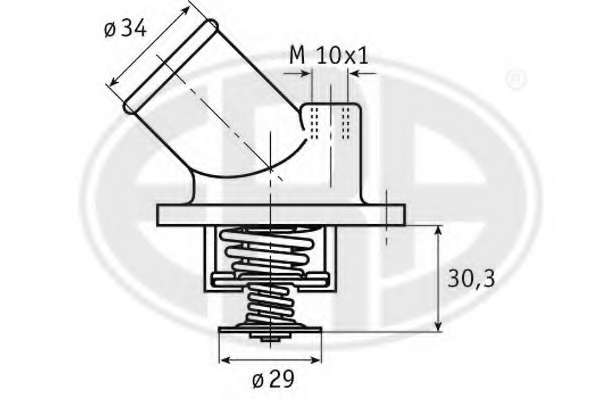 Termostat chladenia