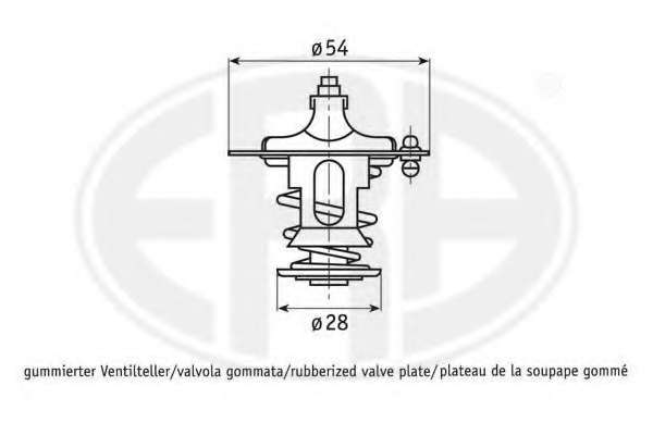 Termostat chladenia