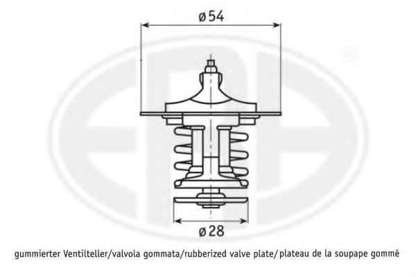 Termostat chladenia