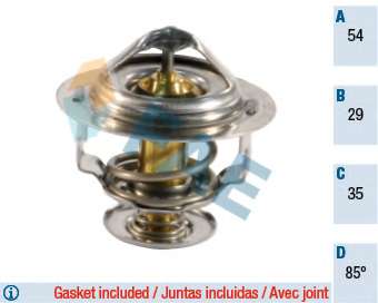 Termostat chladenia