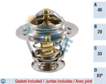 Termostat chladenia