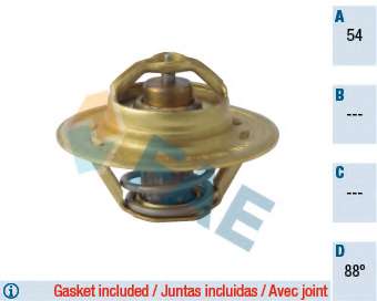 Termostat chladenia