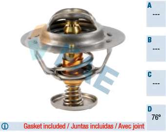 Termostat chladenia