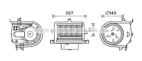 Elektromotor vnutorneho ventilatora