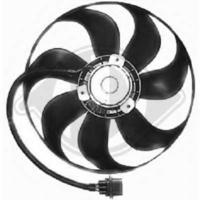 Ventilator chladenia motora