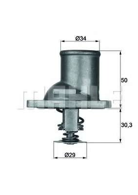 Termostat chladenia