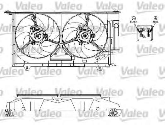 Elektromotor vetraka chladica