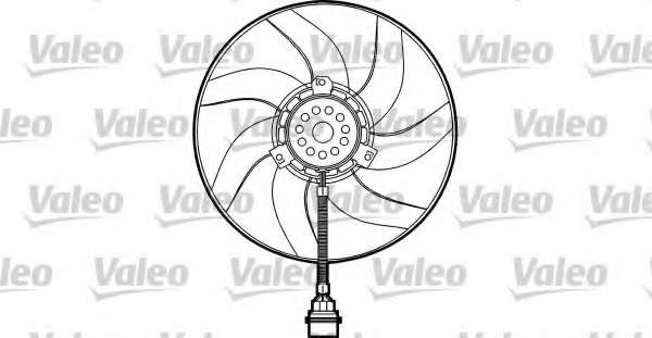 Ventilator chladenia motora