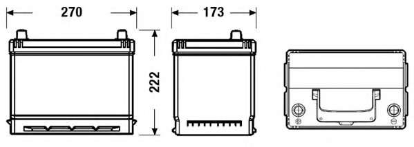 AKUMULATOR CENTRA PLUS L+ 70AH/540