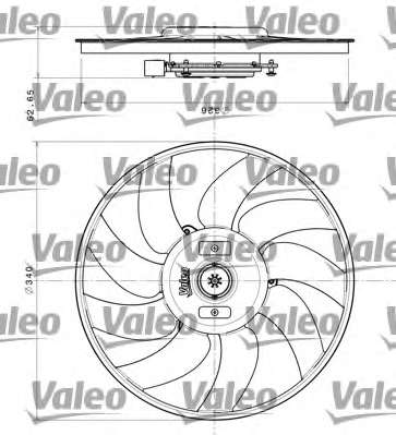 Ventilator chladenia motora