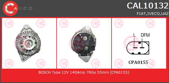 ALTERNATOR 12V 140A
