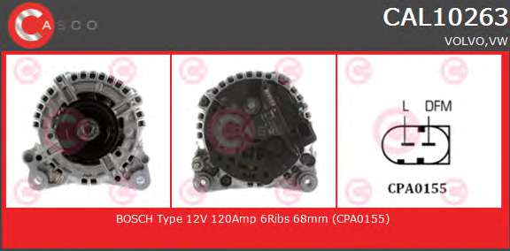 ALTERNATOR 12V 120A