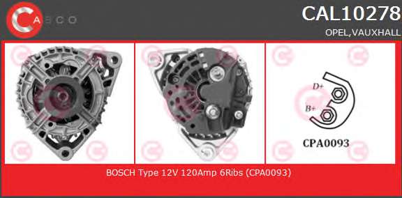 ALTERNATOR 12V 120A