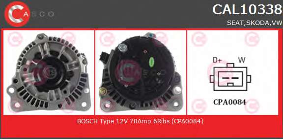 ALTERNATOR 12V 70A