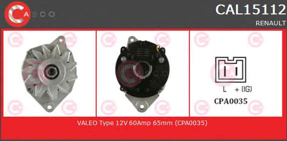 ALTERNATOR 12V 60A