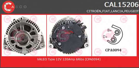 ALTERNATOR 12V 120A