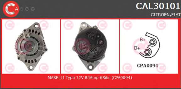 ALTERNATOR 12V 85A