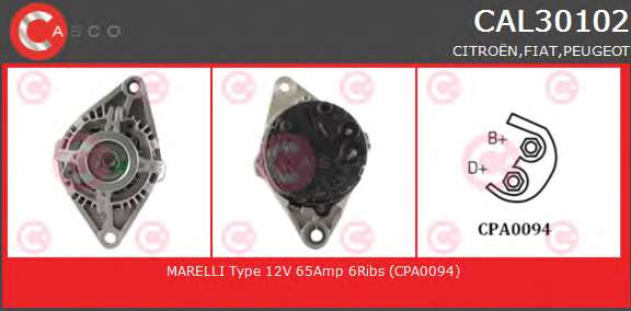 ALTERNATOR 12V 65A