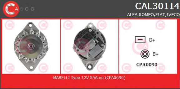 ALTERNATOR 12V 55A