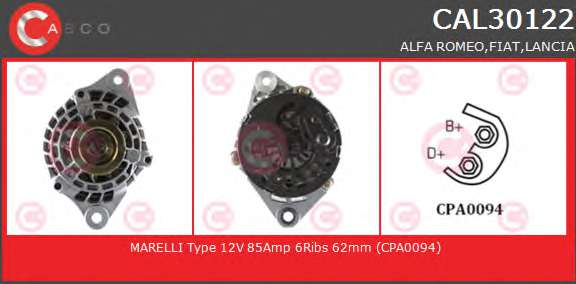ALTERNATOR 12V 85A