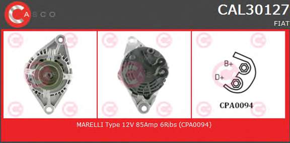 ALTERNATOR 12V 85A