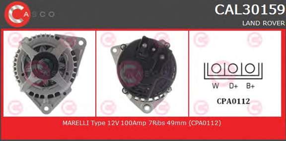 ALTERNATOR 12V 100A