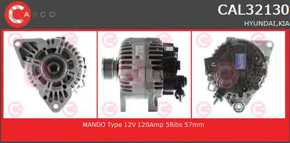 ALTERNATOR 12V 120A OE MANDO