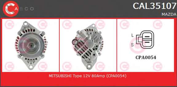 ALTERNATOR 12V 80A