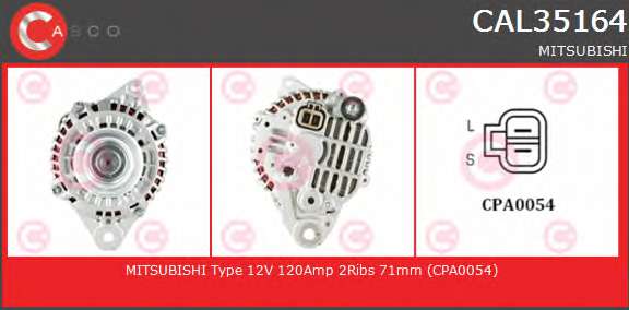 ALTERNATOR 12V 120A