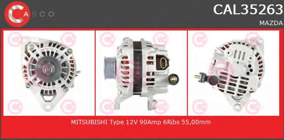 ALTERNATOR 12V 90A