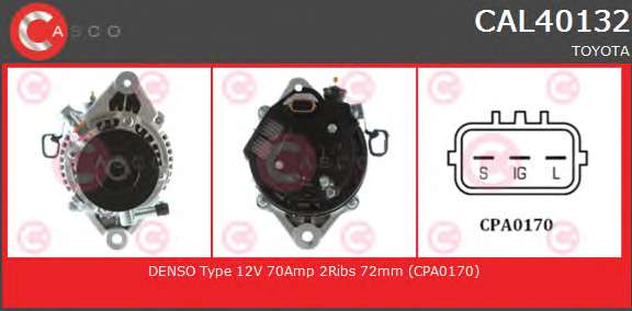 ALTERNATOR 12V 70A