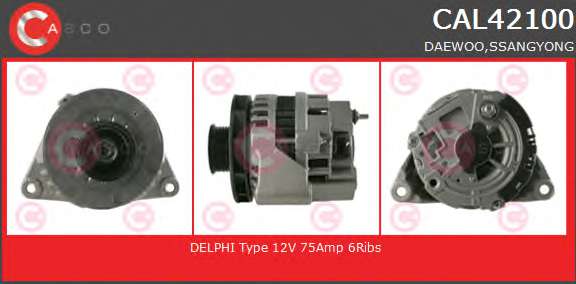 ALTERNATOR 12V 75A MANDO