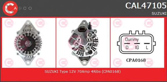 ALTERNATOR 12V 70A