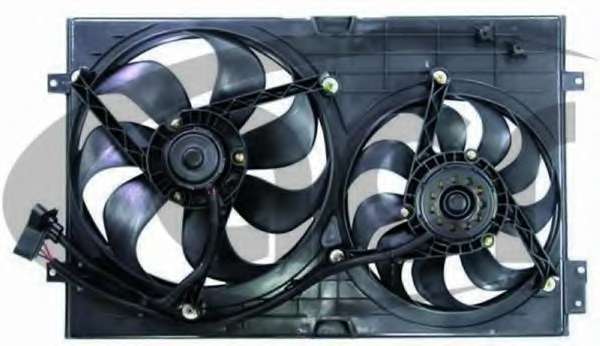 Ventilator chladenia motora