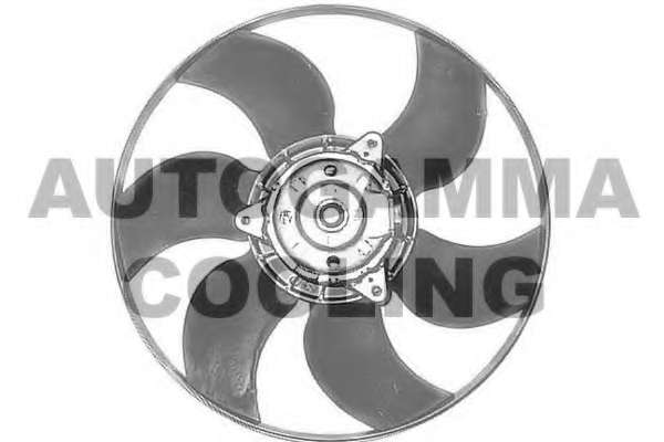 Ventilator chladenia motora