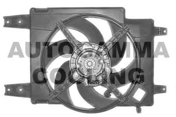 Ventilator chladenia motora