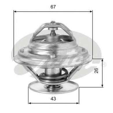 Termostat chladenia