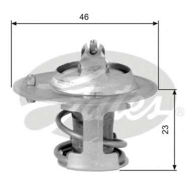 Termostat chladenia