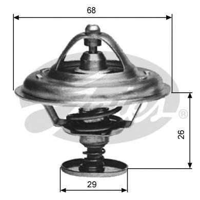 Termostat chladenia