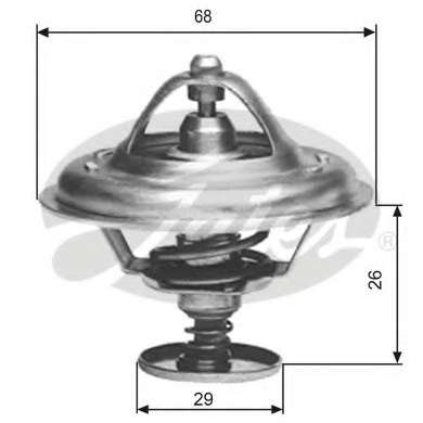 Termostat chladenia