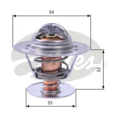 Termostat chladenia