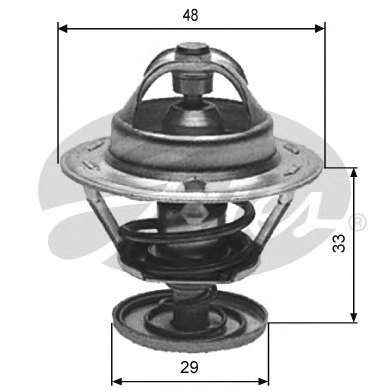 Termostat chladenia