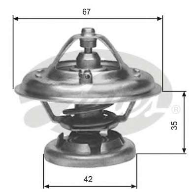 Termostat chladenia