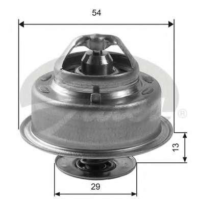 Termostat chladenia