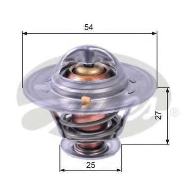 Termostat chladenia