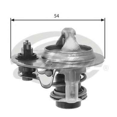 Termostat chladenia