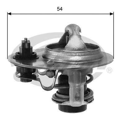 Termostat chladenia